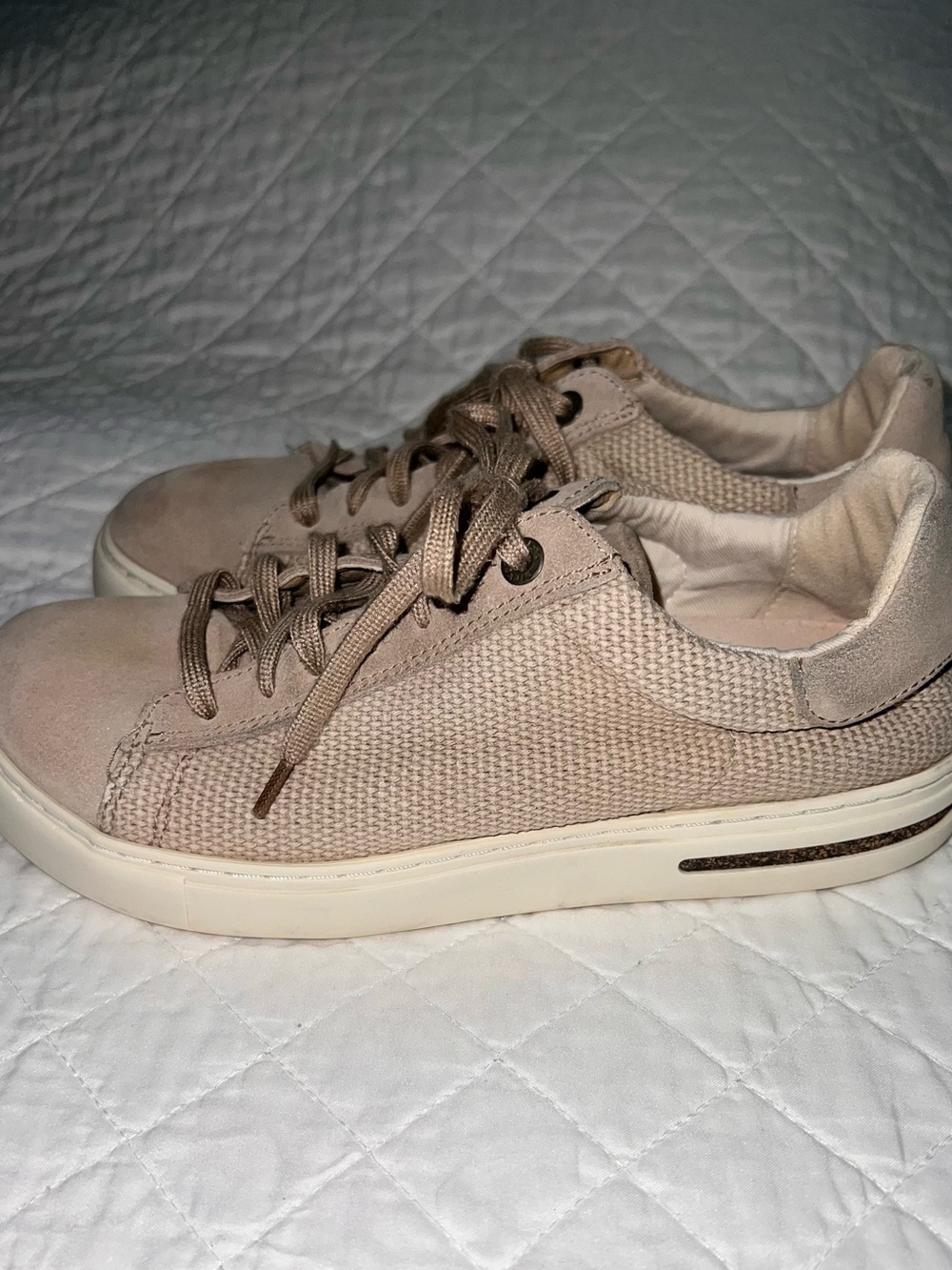 Birkenstock Women's Low-Top Sneakers in Light Beige